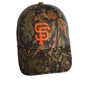 SAN FRANCISCO Giants Camo Hat  Chevrolet Snapback Cap One size New